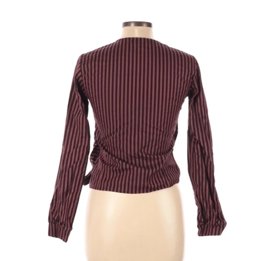 MOCK wrap front blouse - Picture 2 of 3